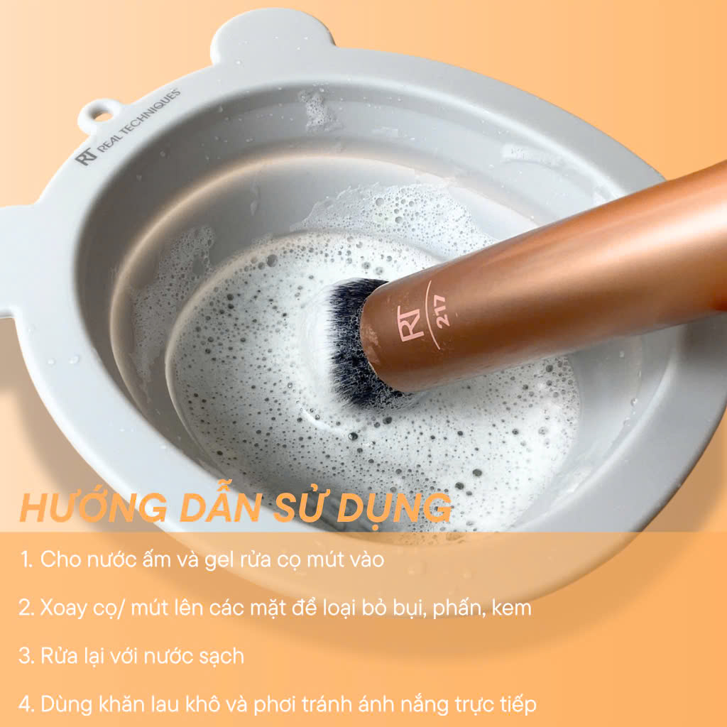  Bát Silicone Vệ Sinh Cọ Trang Điểm RT Real Techniques RTBAT01